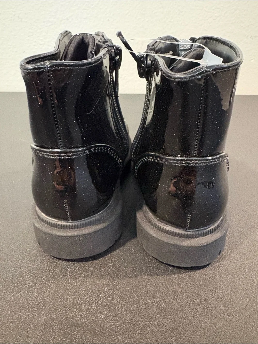 Cat & Jack Donna Chelsea Combat Black Boots Girls Toddler Size 8 Fast Shipping